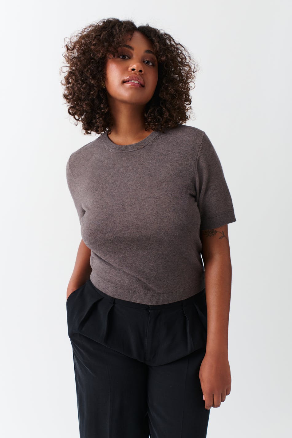 Knitted tee