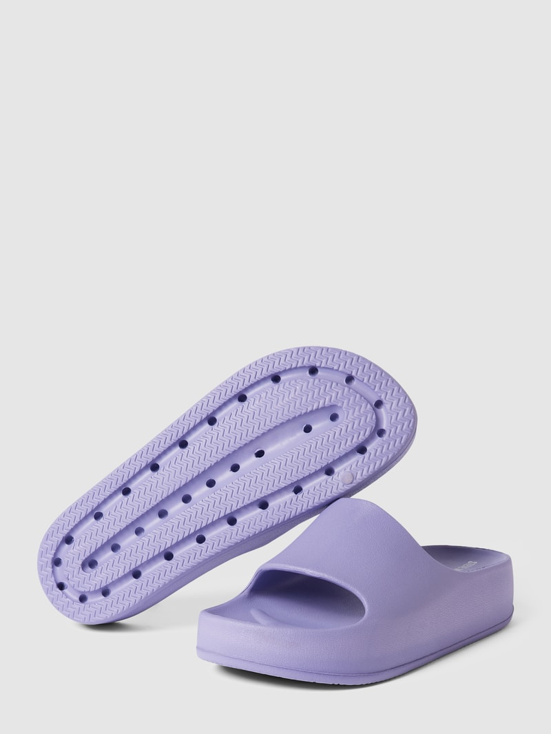 Slides mit breitem Riemen Modell 'ASTRO' in lavendel