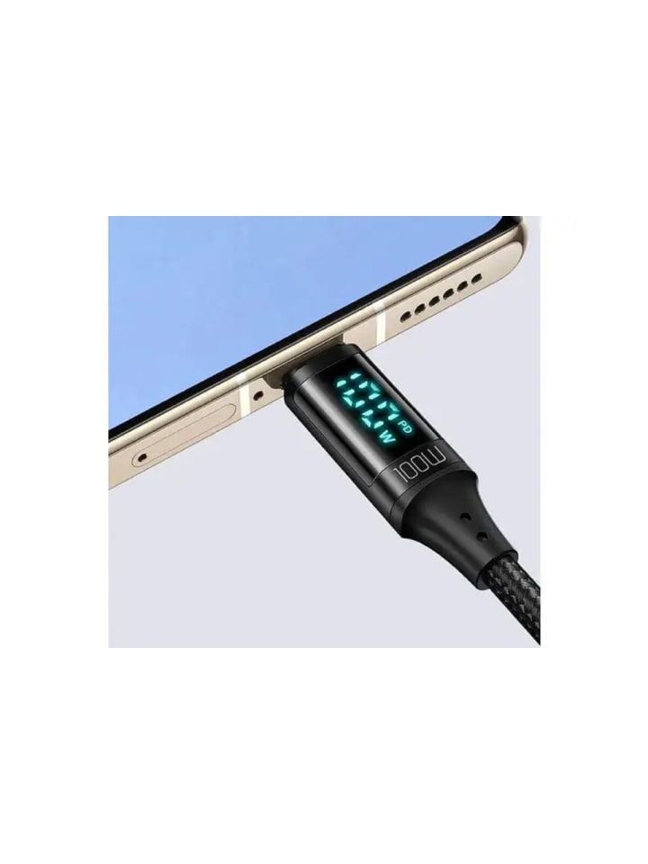 Mcdodo 100 W Typ-C-zu-Typ-C-Digitalkabel QC4.0 PD-Ladekabel LED-Schnellladung in Grau günstig kaufen onesize