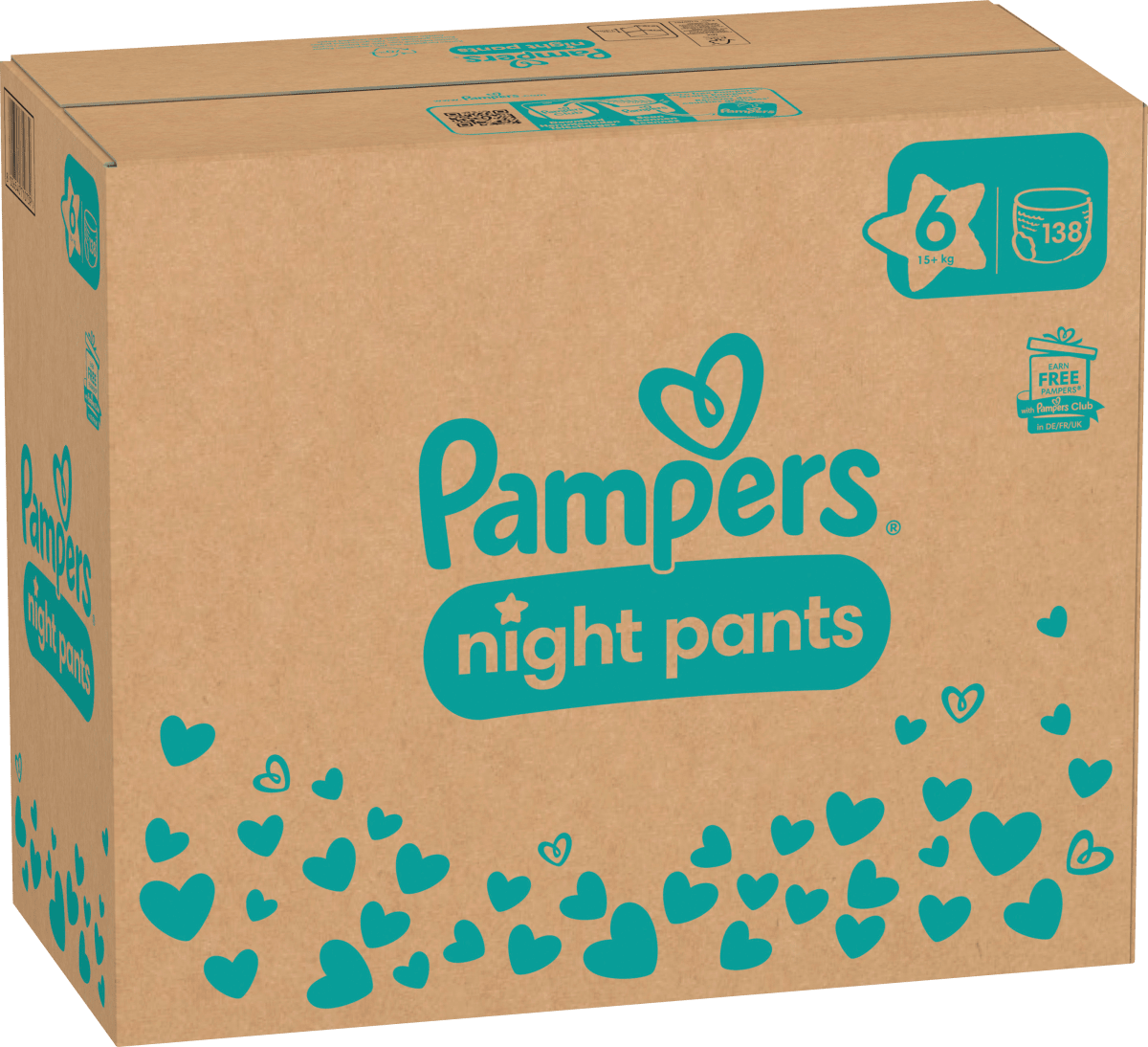 Baby Pants night Baby Dry Gr. 6 (15+ kg), Monatsbox, 138 St