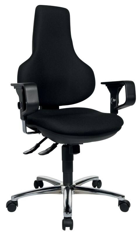 TOPSTAR Ergonomischer Bürostuhl Ergo Point SY Deluxe Stoff Schwarz