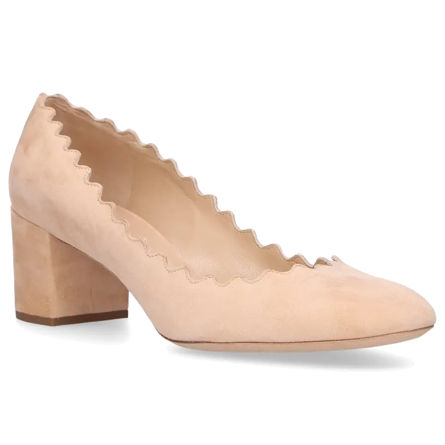 Chloé - Pumps LAUREEN Veloursleder beige - beige