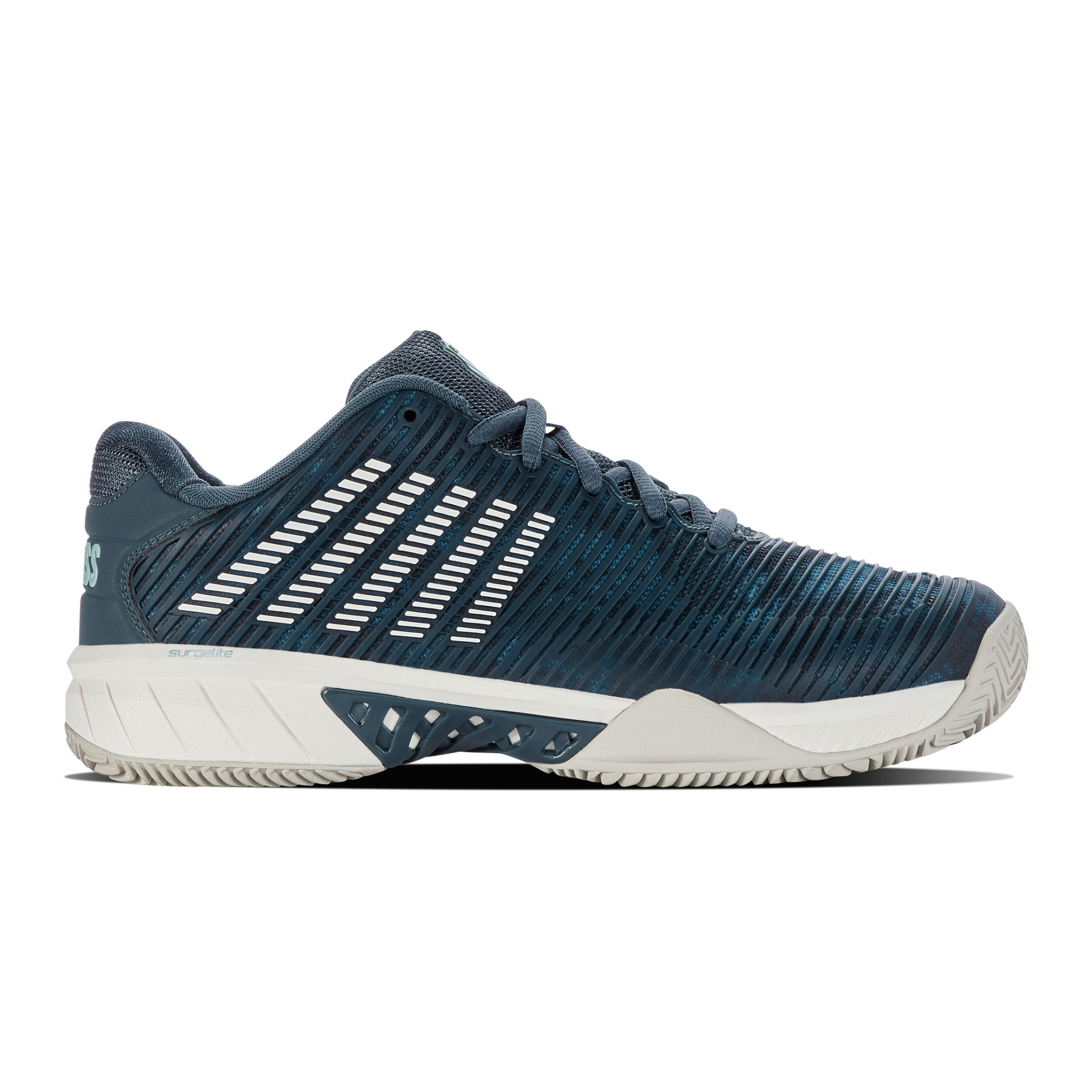 Hypercourt Express 2 Sandplatzschuh Herren - Petrol, Weiß