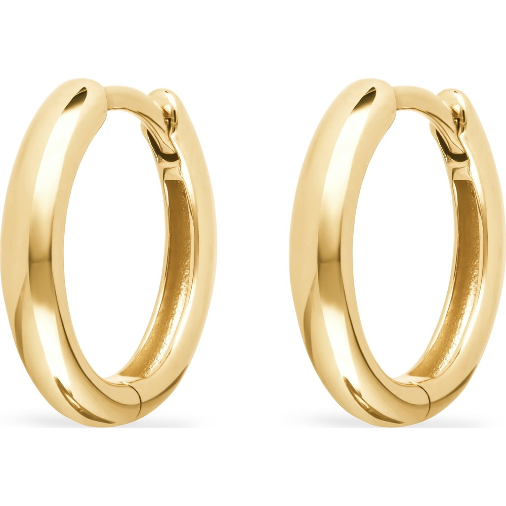 FAVS Créoles 585 Or jaune Boucles d'oreilles