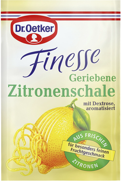 Dr. Oetker Finesse geriebene Zitronenschale
