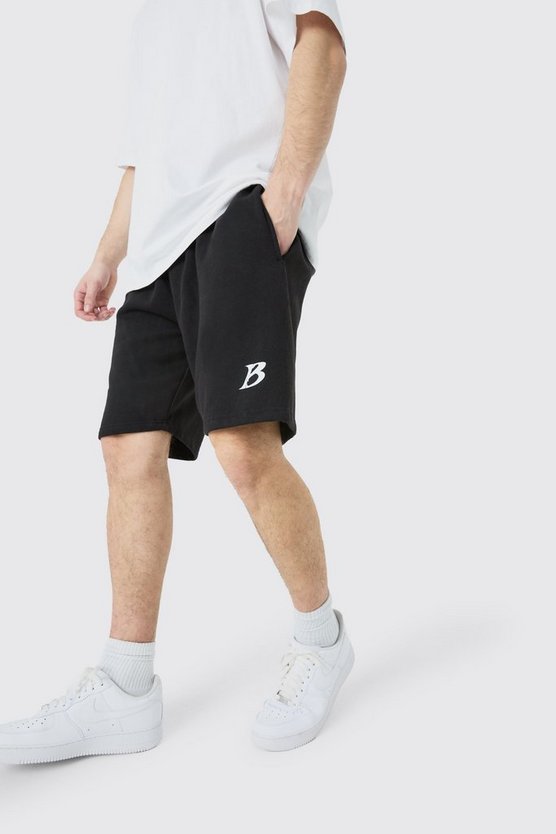 Plus lockere Shorts mit Print