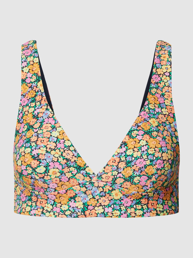 Bikini-Oberteil mit breiten Trägern Modell 'AFTERGLOW DITSY' in beige