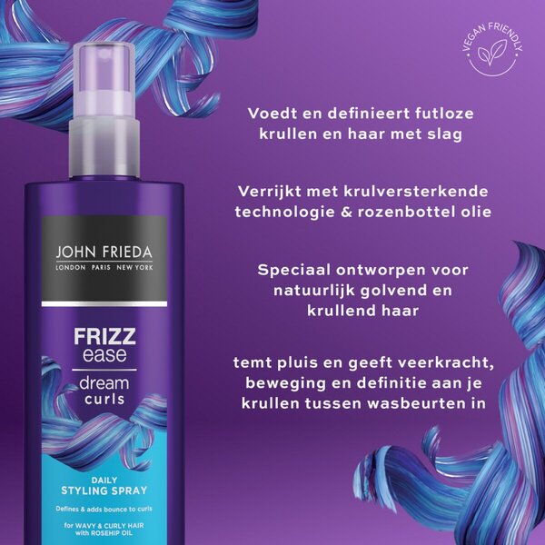 John Frieda Frizz Ease Dream Curls napi hajformázó spray 200ml