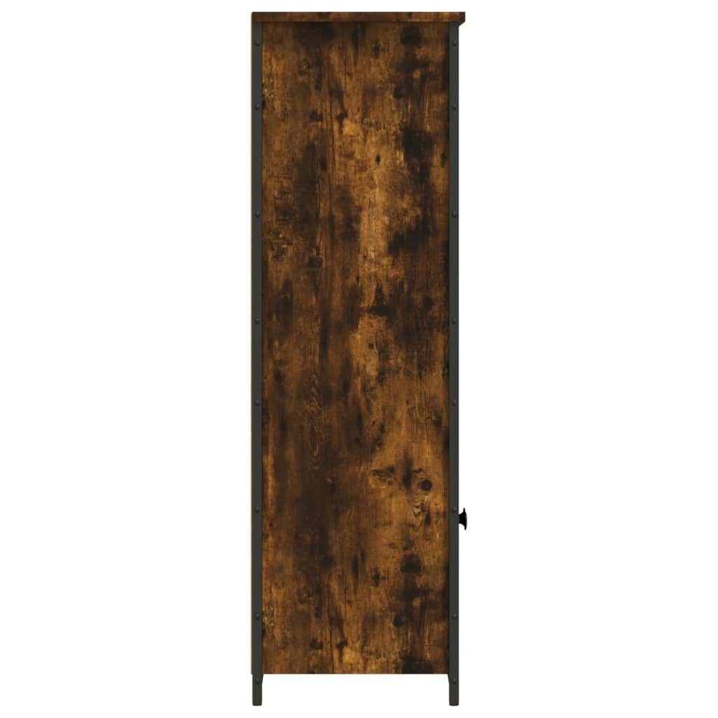 vidaXL Anrichte Highboard Räuchereiche 62x32x103,5 cm Holzwerkstoff