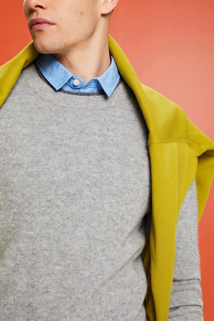 Kaschmirpullover mit Rundhalsausschnitt