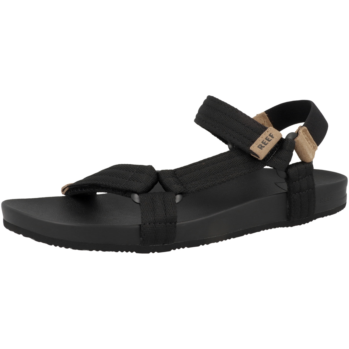 Reef Cushion Rem Sandale schwarz