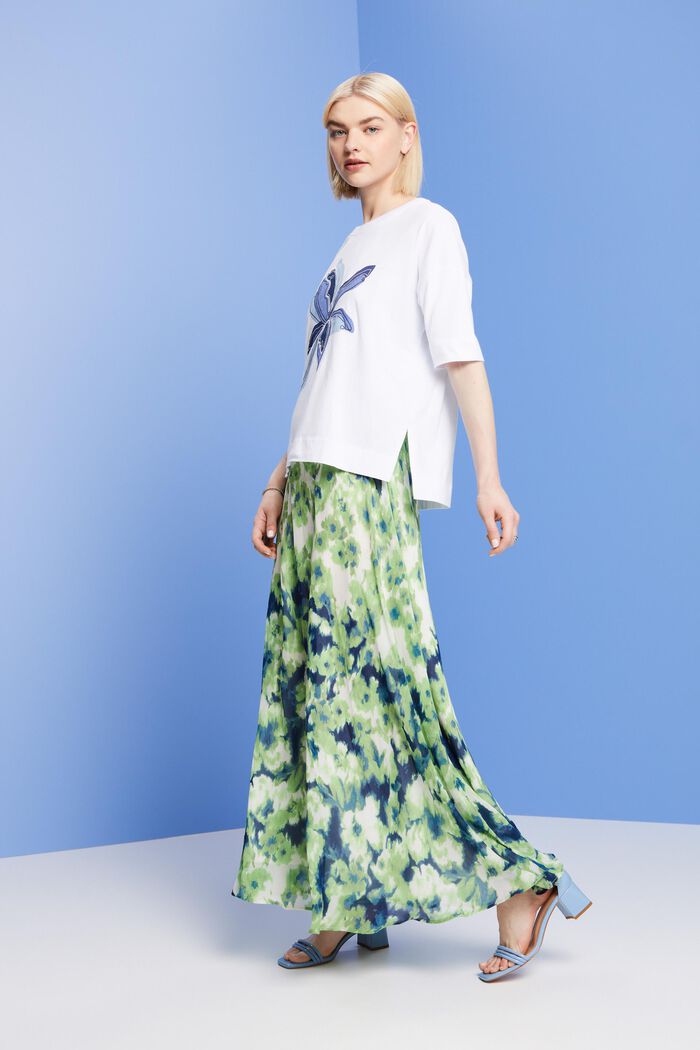 Oversize T-Shirt mit Print, TENCEL™