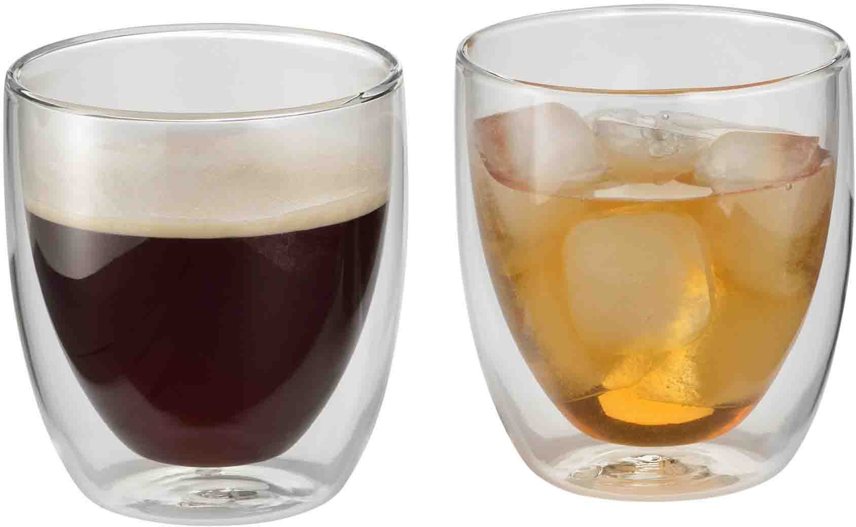 WMF Gläser-Set Kult Coffee, Glas, doppelwandige Ausführung mit Thermoeffekt