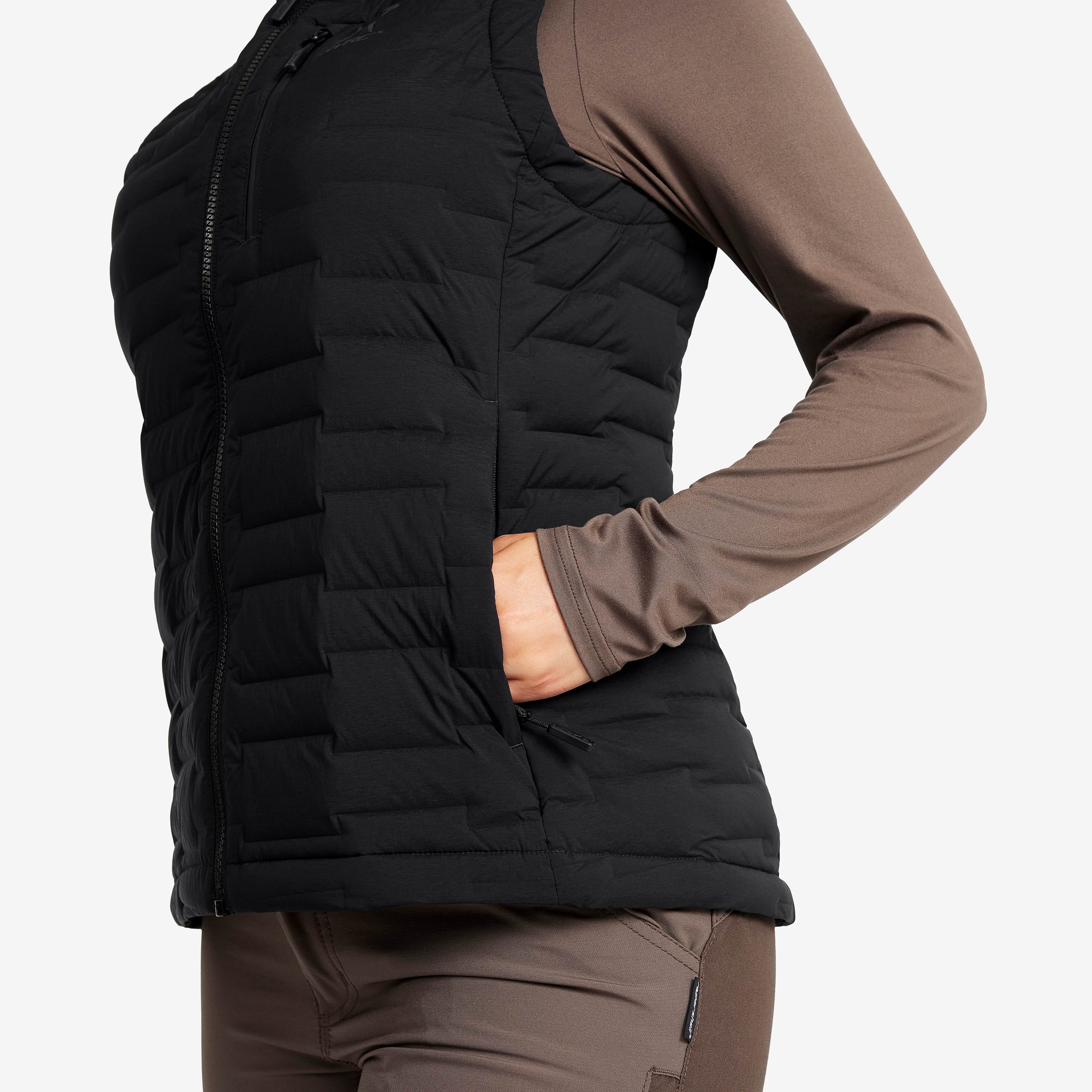 Flex Stretch Down Vest Femme Black