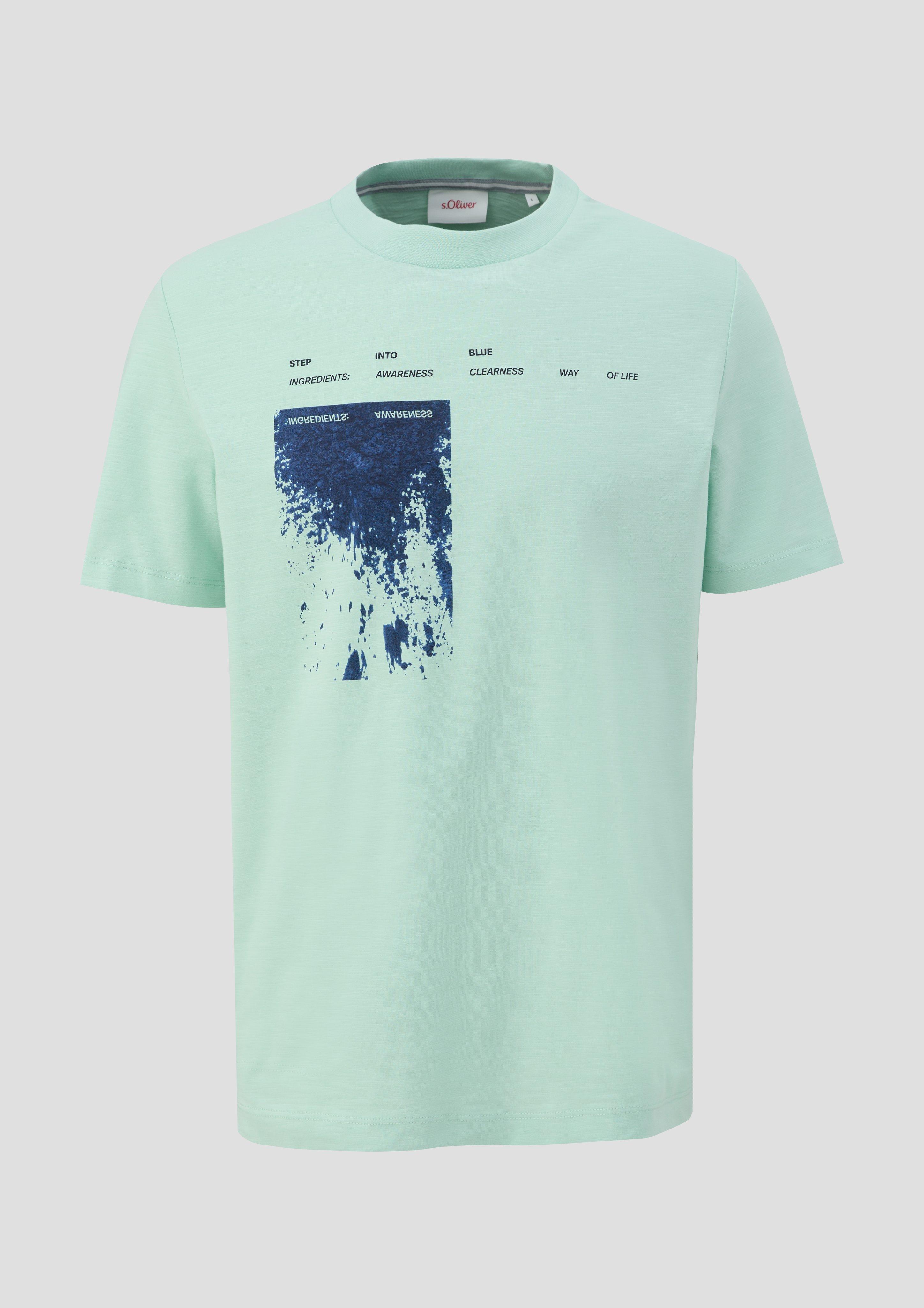 T-Shirt mit Rundhalsausschnitt  2143918-65D1