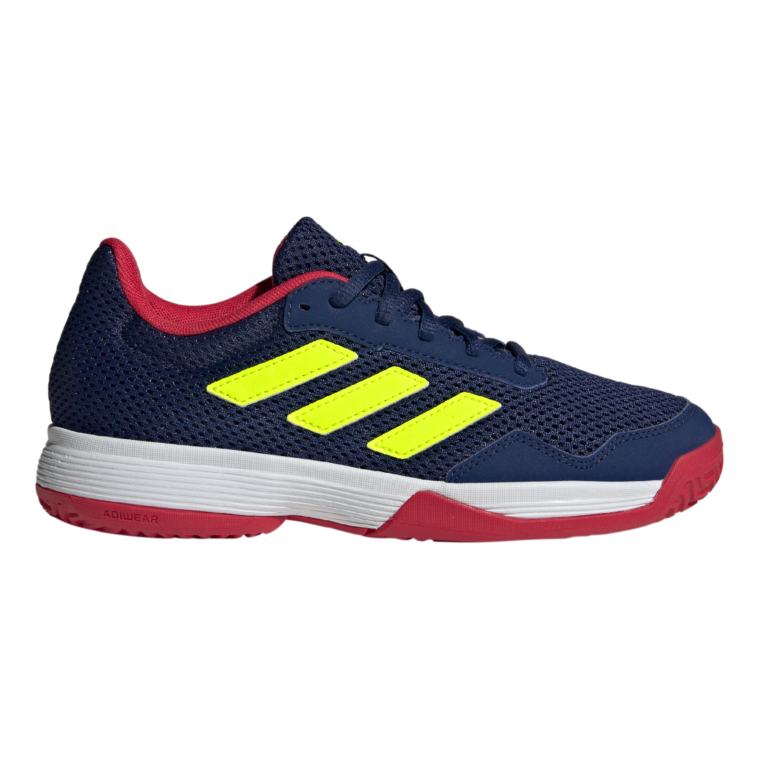 Gamespec Allcourtschuh Kinder - Dunkelblau, Neongrün
