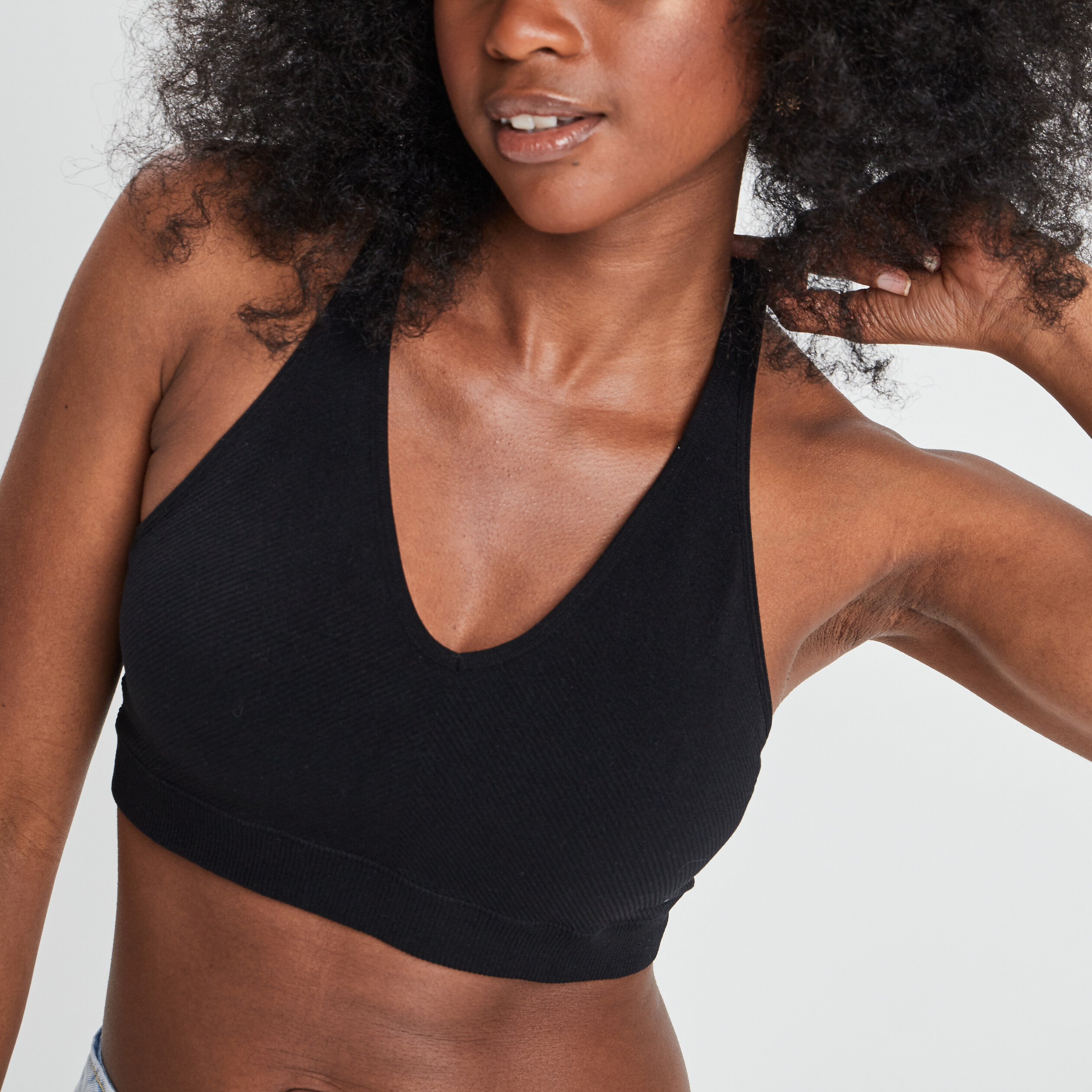 Soutien-gorge brassière noir femme | La Halle