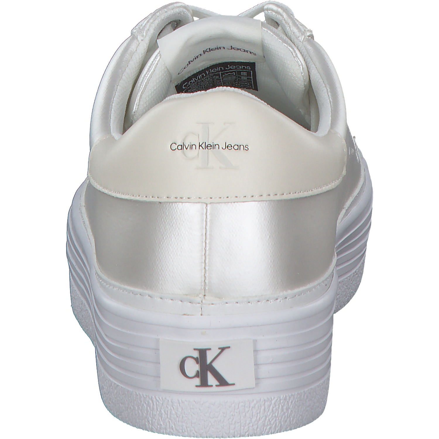 Calvin Klein YW0YW01037, Schnürschuhe, Damen, Pearlized Bright white