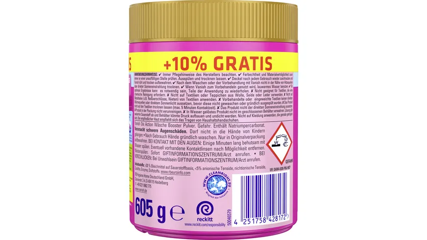 Vanish Oxi Action 605 g
