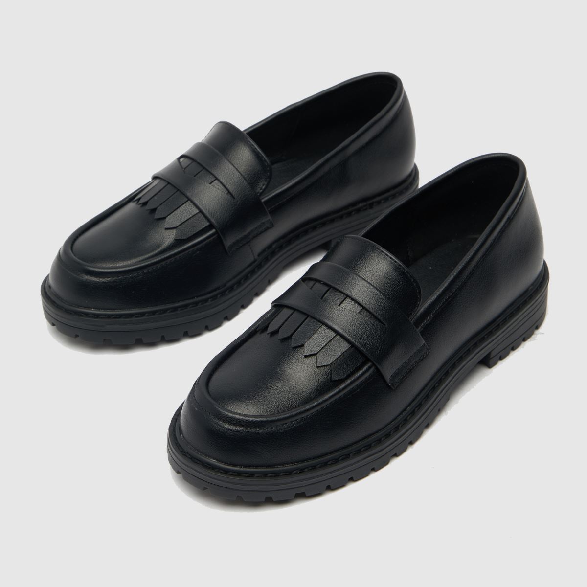 Schuh svarta Laila chunky loafers flickor juniorskor