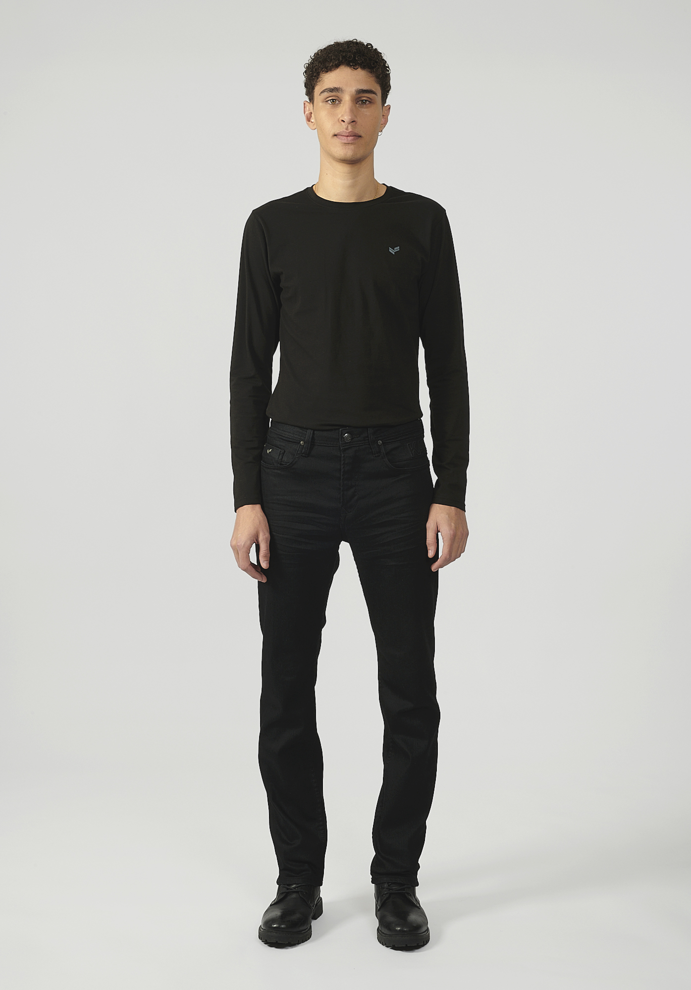 TOBY   Jean noir straight Homme