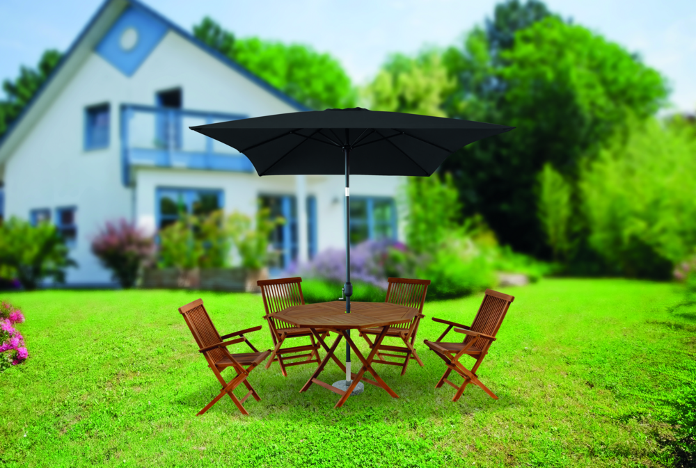 Solax Sunshine XXL-Sonnenschirm - Anthrazit