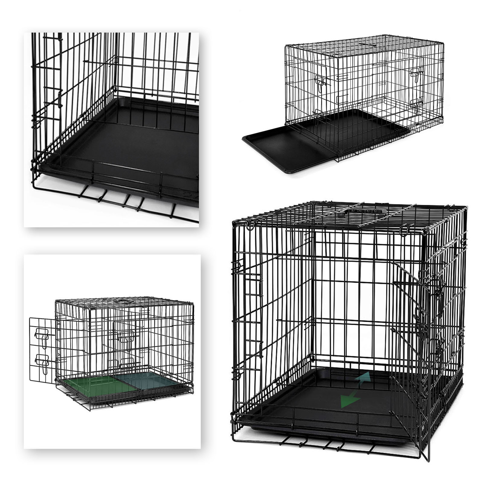 Lionto Transportboxen & Gitterboxen Lionto Hundetransportkäfig Tiertransportbox Hundebox Größe (S) 45x31x36 cm XL