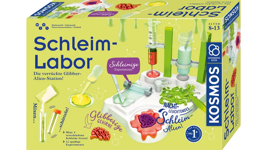 KOSMOS - Experimentierkästen -  Schleim-Labor - Die verrückte Glibber-Alien-Station