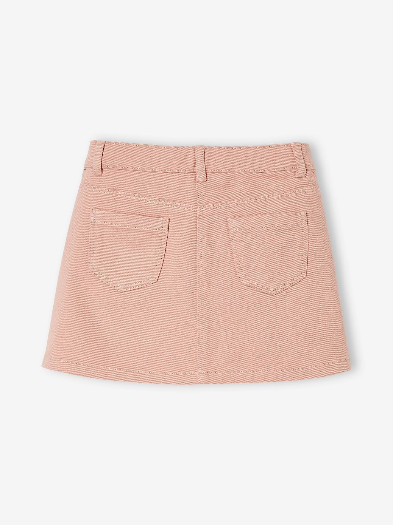 Jupe Basics fille rose poudré