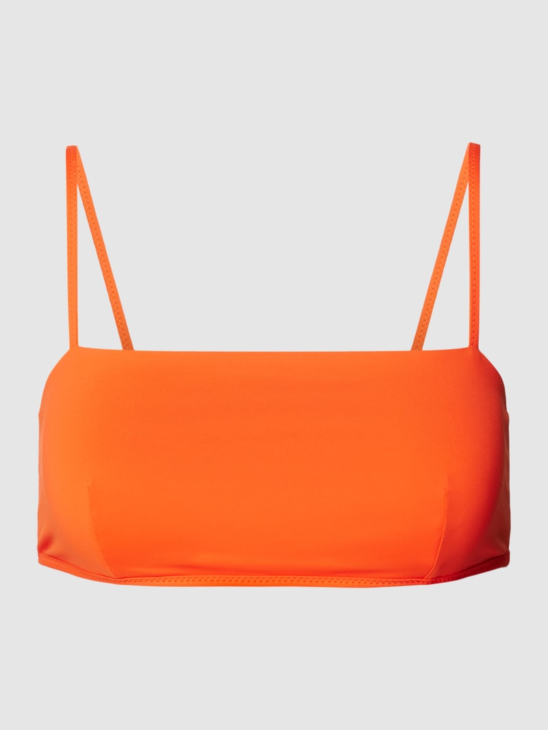 Bikini-Oberteil mit Spaghettiträgern Modell 'EASYTOP' in orange