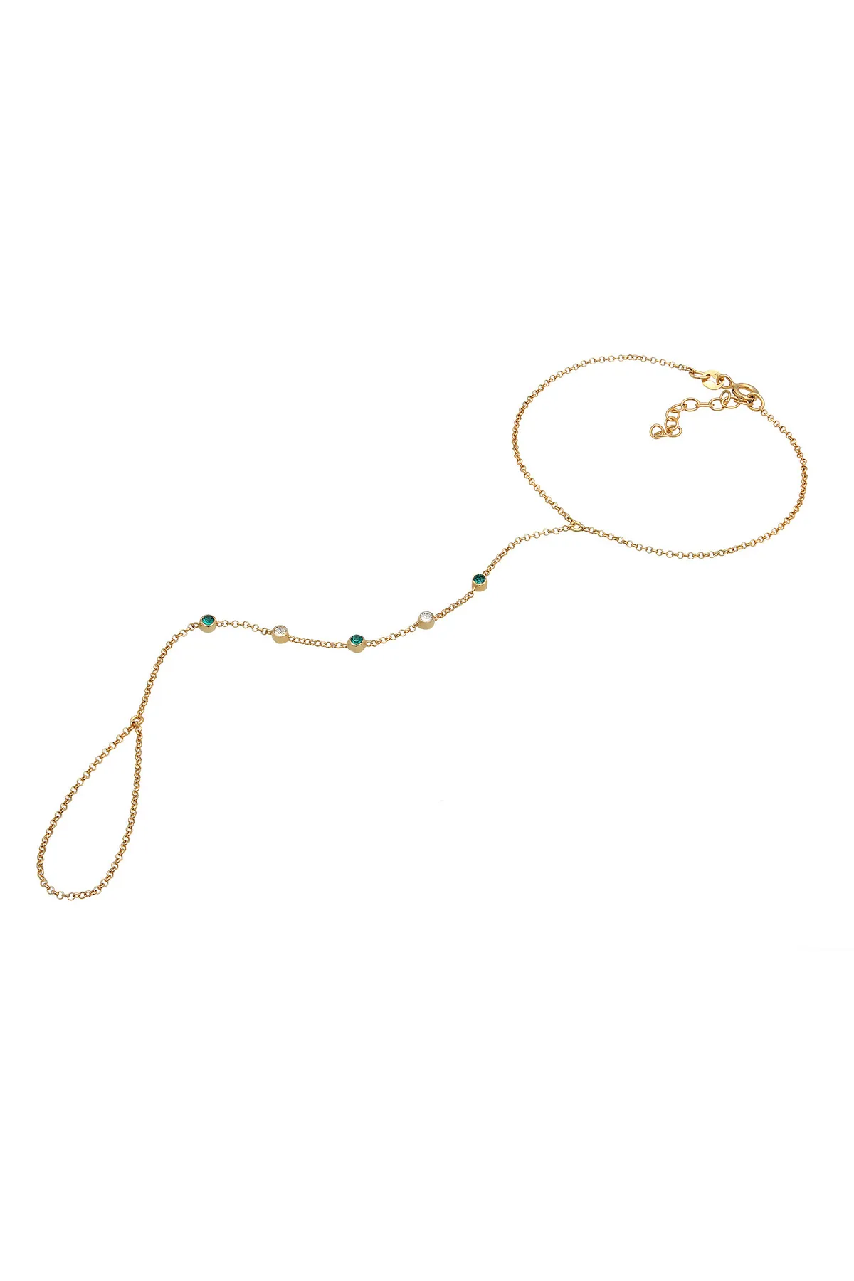 ELLI  Armband Handkette Handkette Armband 925 Silber vergoldet