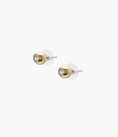 Fossil Ohrstecker Bright Baubles Metall goldfarben