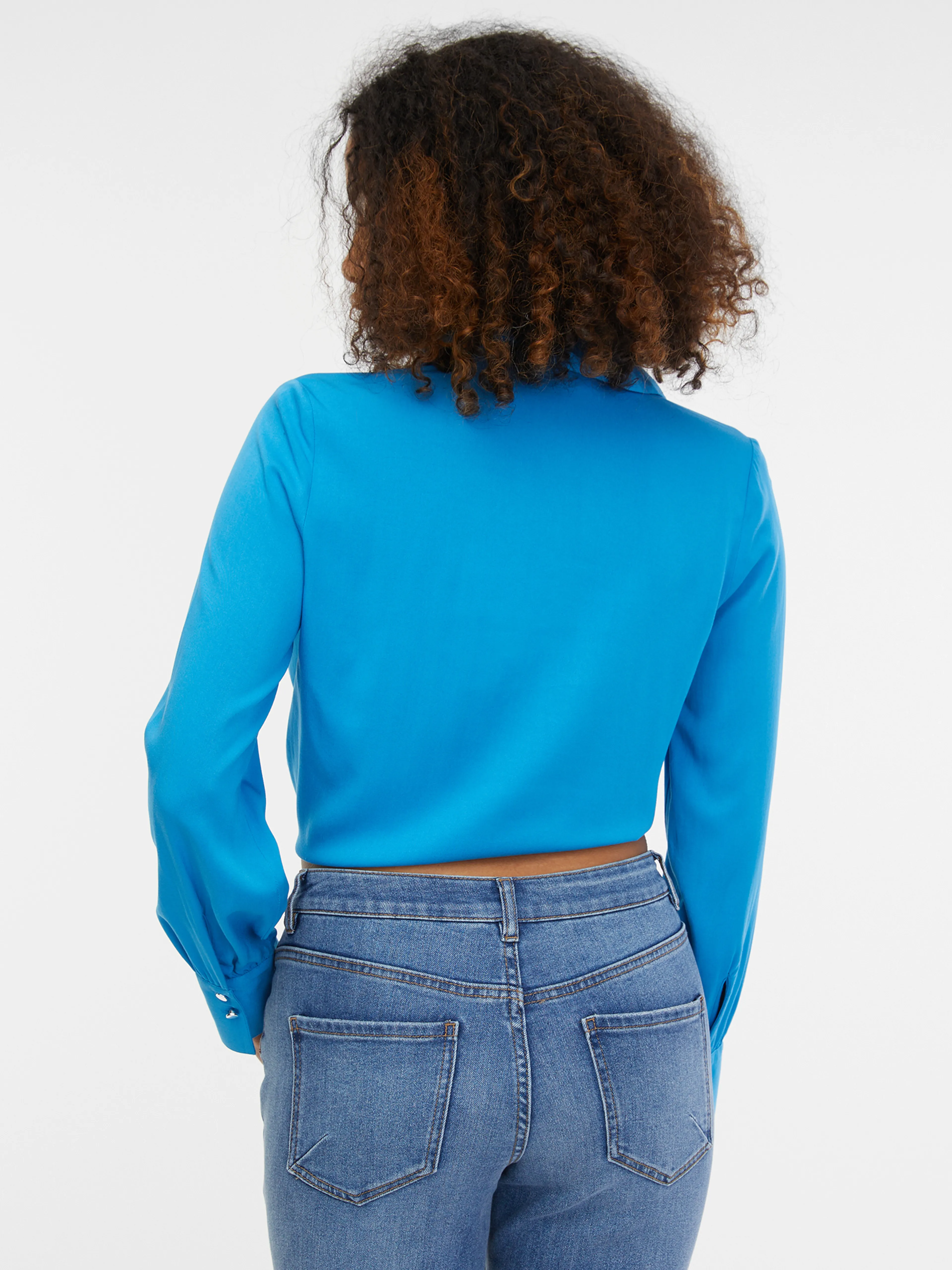 Blaue Damenbluse ORSAY