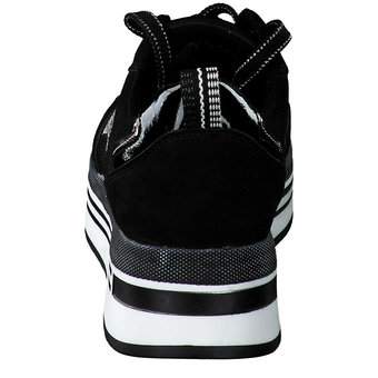 Marco Tozzi Plateau Sneaker in schwarz