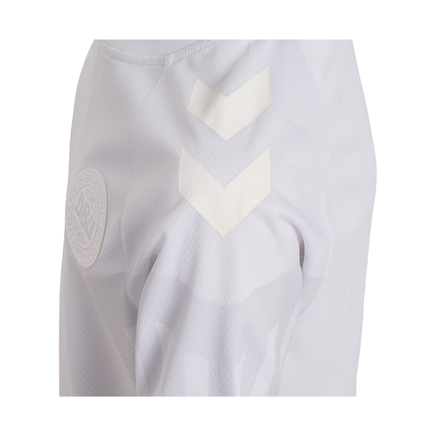 Hummel DBU Dänemark Trikot langarm Away WM 2022 Weiss F9001