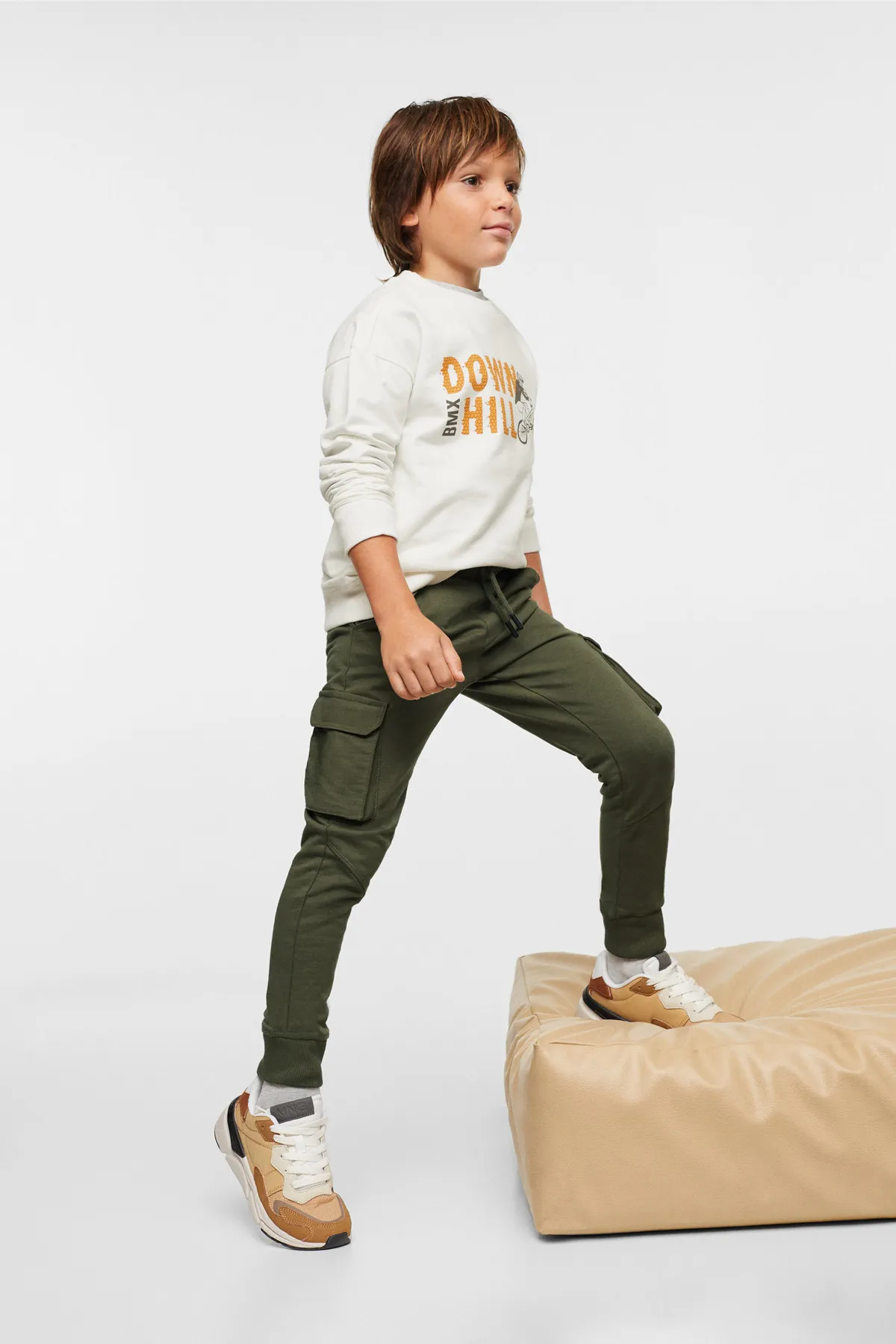 MANGO Kids  Sweatshirt - Weiß - Regular Fit