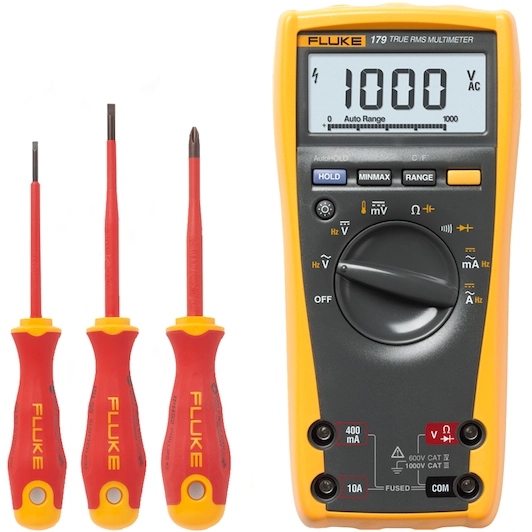 Fluke 5133975 Fluke IB179L-EGFID digitalni multimeter True-RMS + ISLS3 + ISLS5 + IPHS2