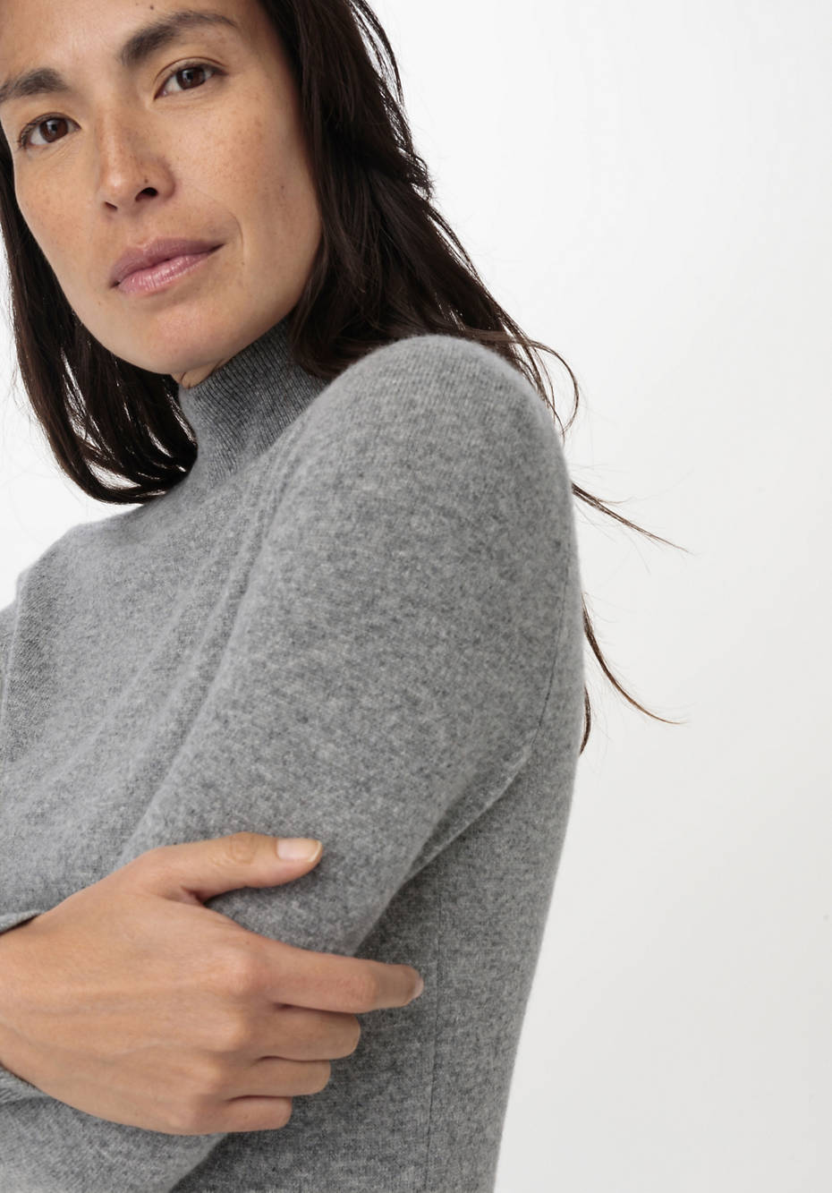 Strickkleid aus Bio-Merinowolle mit Kaschmir