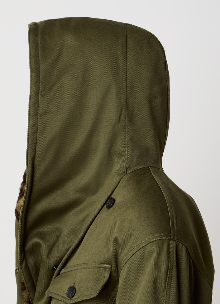 Isabel Marant  Jerika jack met capuchon en ceintuur