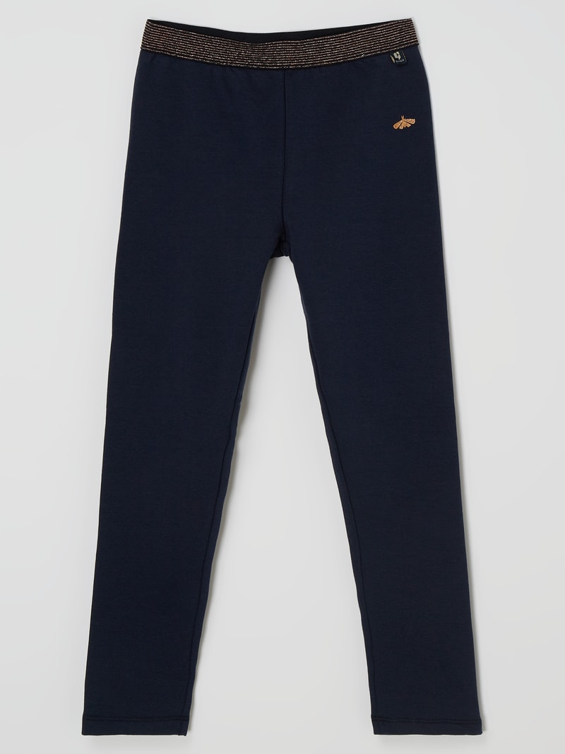 Leggings mit Stretch-Anteil in marineblau