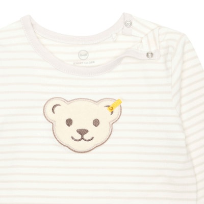 Strampler langarm GOTS, beige