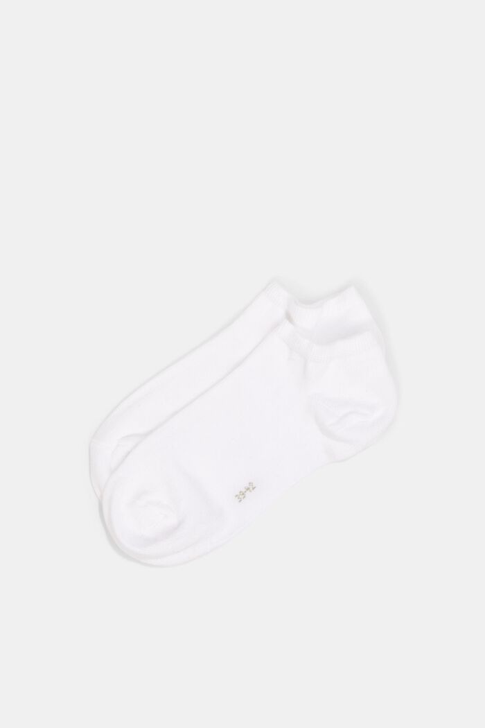 2er-Set Sneakersocken, Bio-Baumwolle