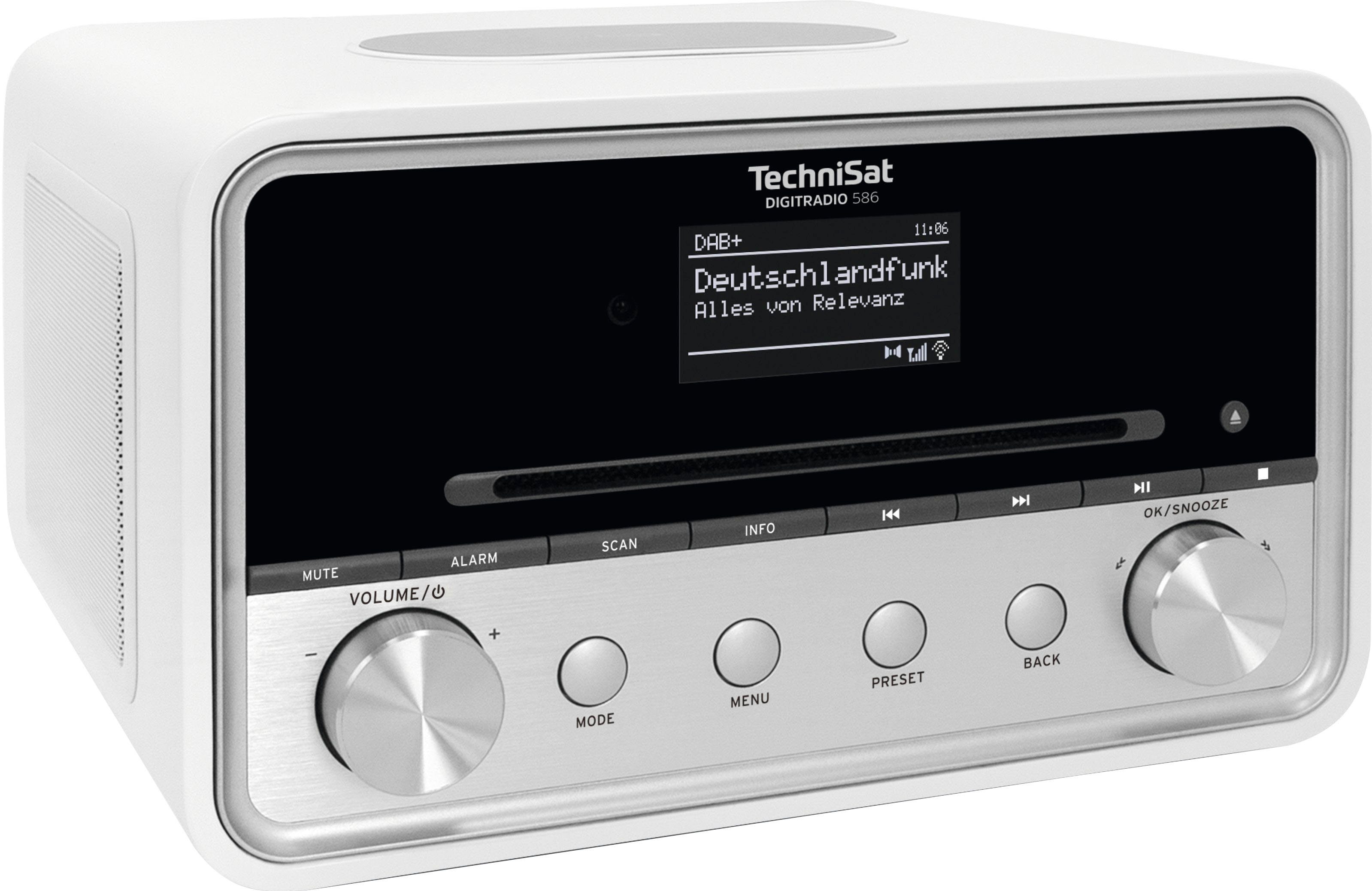 TechniSat DIGITRADIO 586 Radio (Digitalradio (DAB), Internetradio, UKW mit RDS, 20 W)