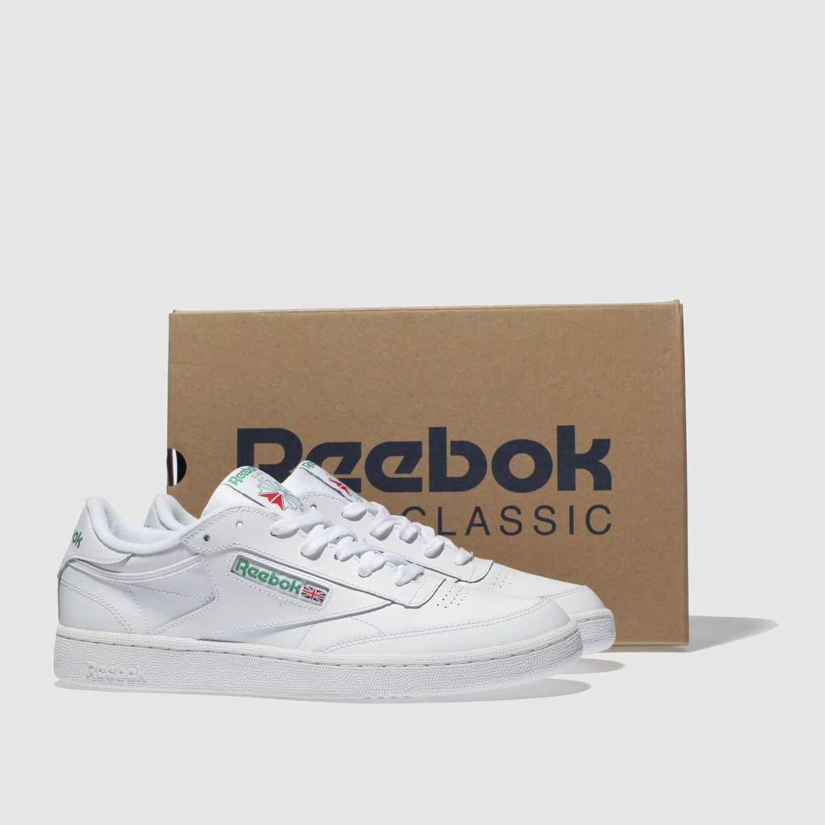 Reebok Club C 85 – Vita och gröna träningsskor