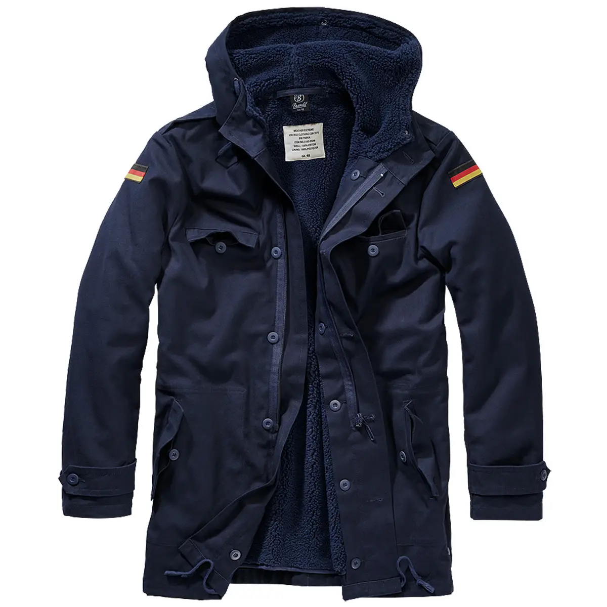 Brandit BW Parka mit Futter navy-blau