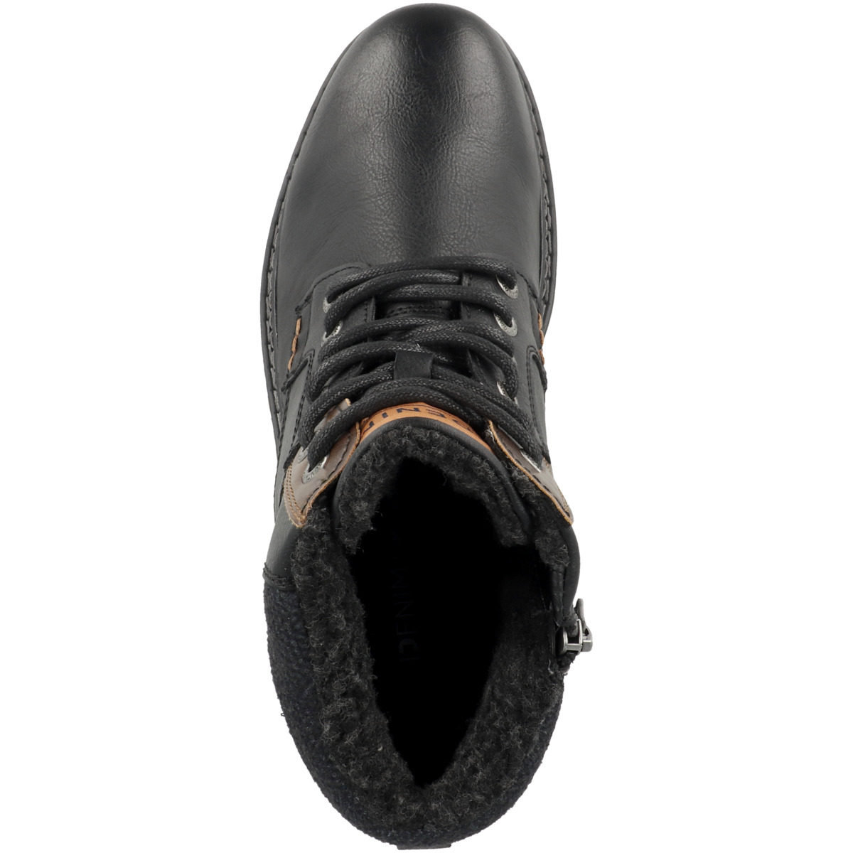 Tom Tailor Denim 4285302 Schnürboots schwarz