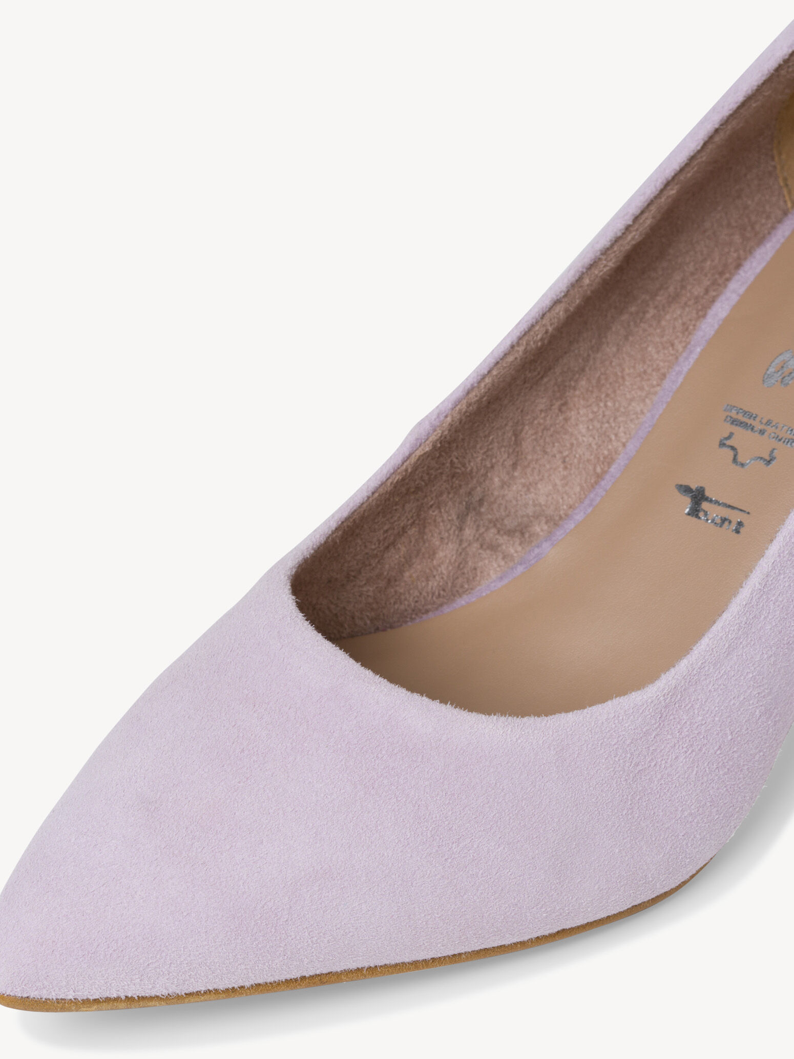 Escarpin en cuir - mauve