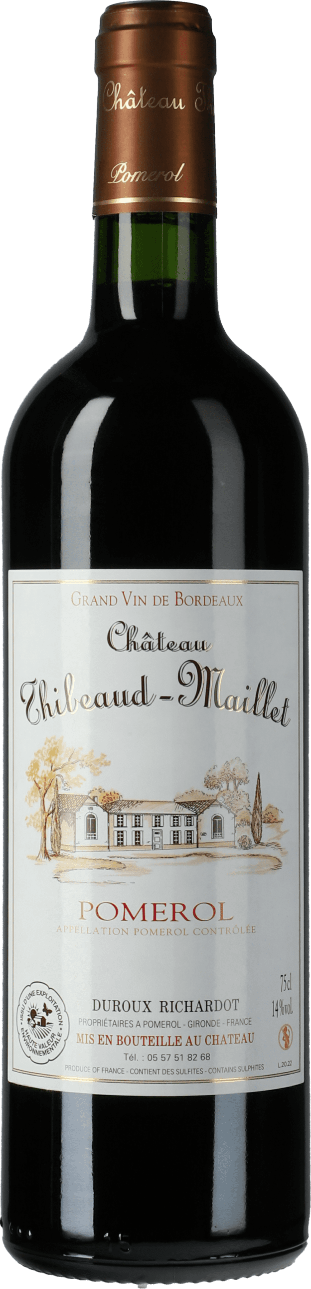 Chateau Thibeaud - Maillet 2020