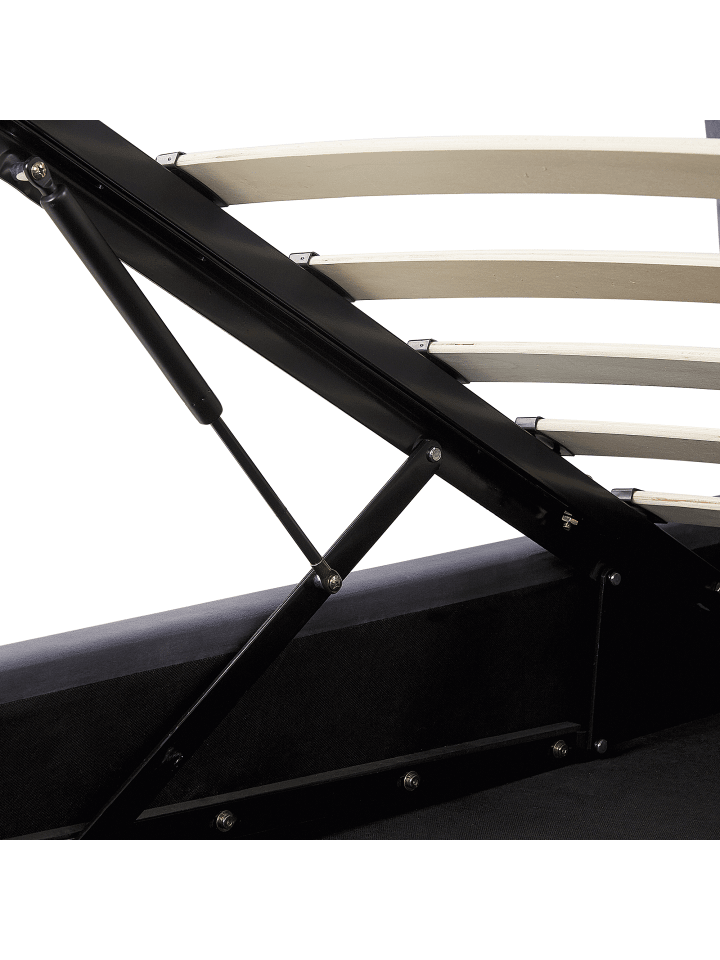 Beliani Doppelbett BATILLY in Grau - (W) 174 x (H) 105 x (L) 224 cm günstig kaufen onesize