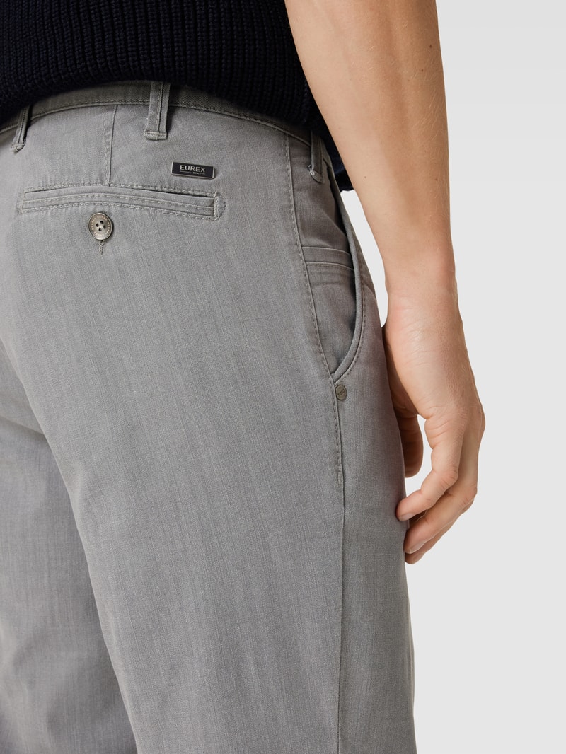 Jeans im 5-Pocket-Design Modell 'John' in hellgrau